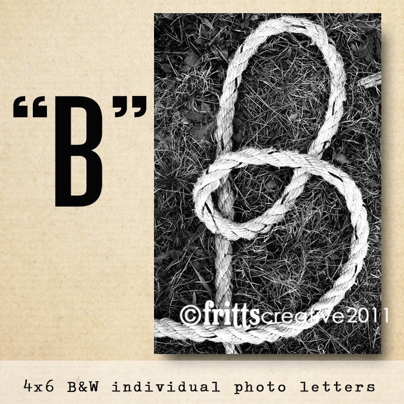 Alphabet Photography Letters Only