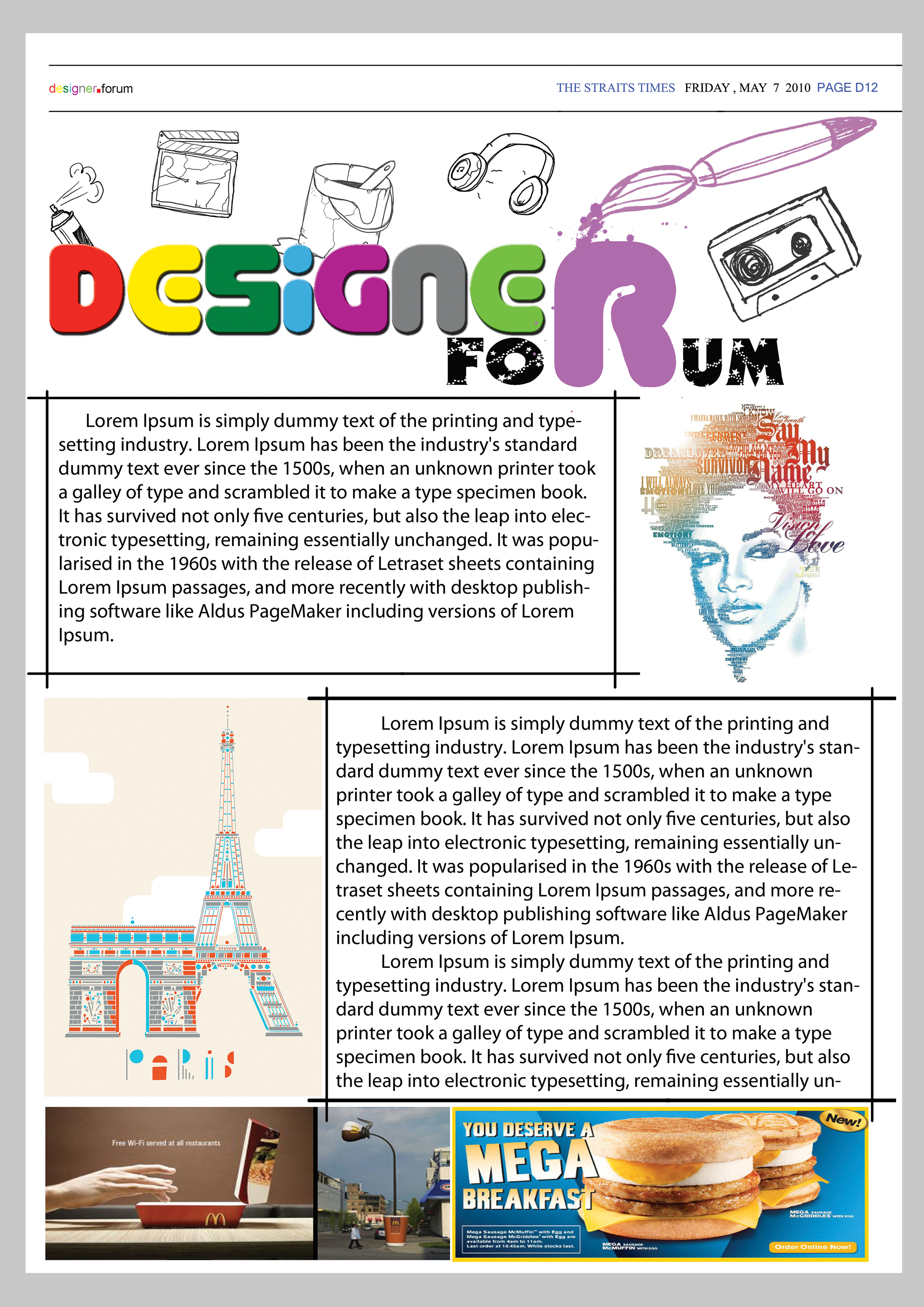 Newspaper Layout And Design